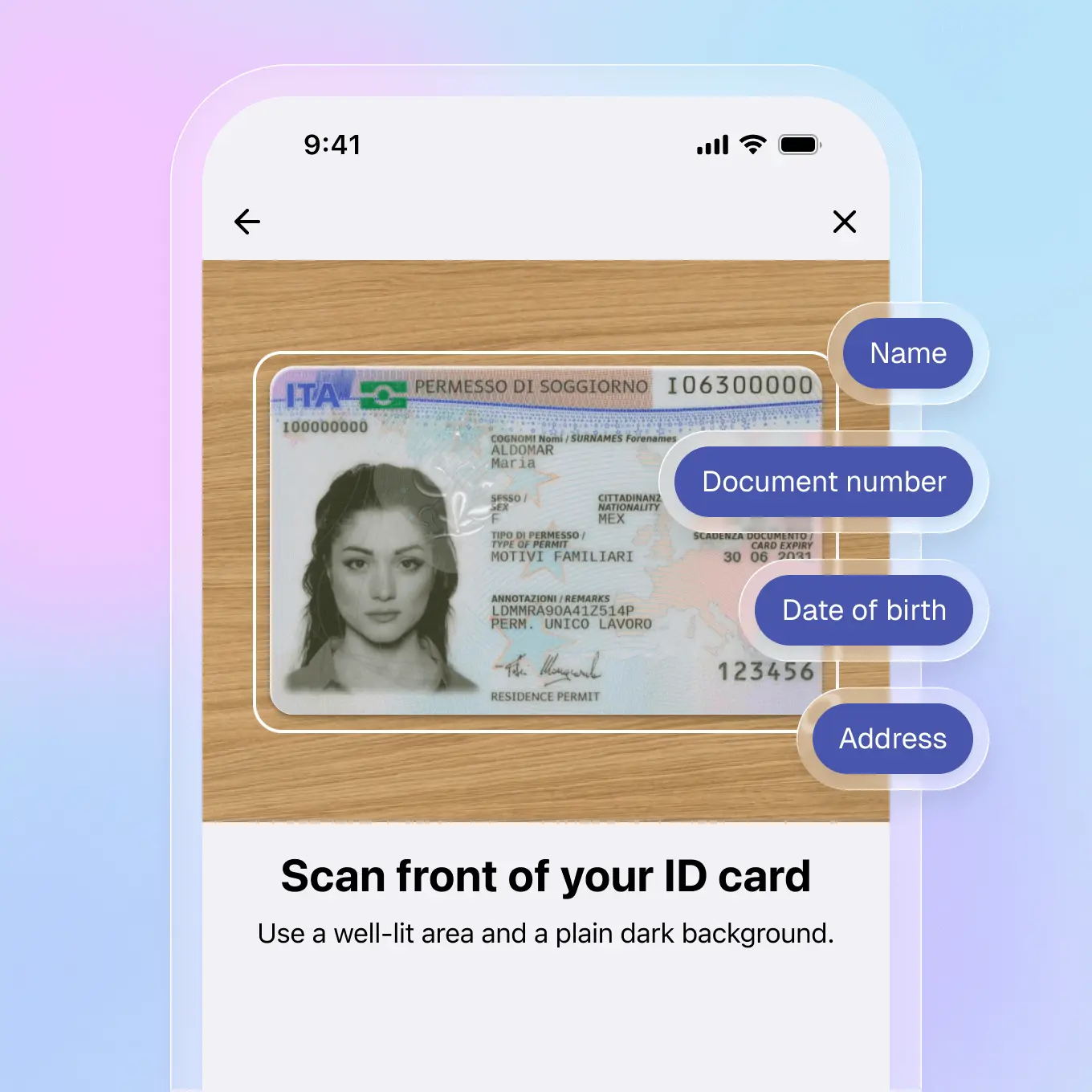 Gather user details