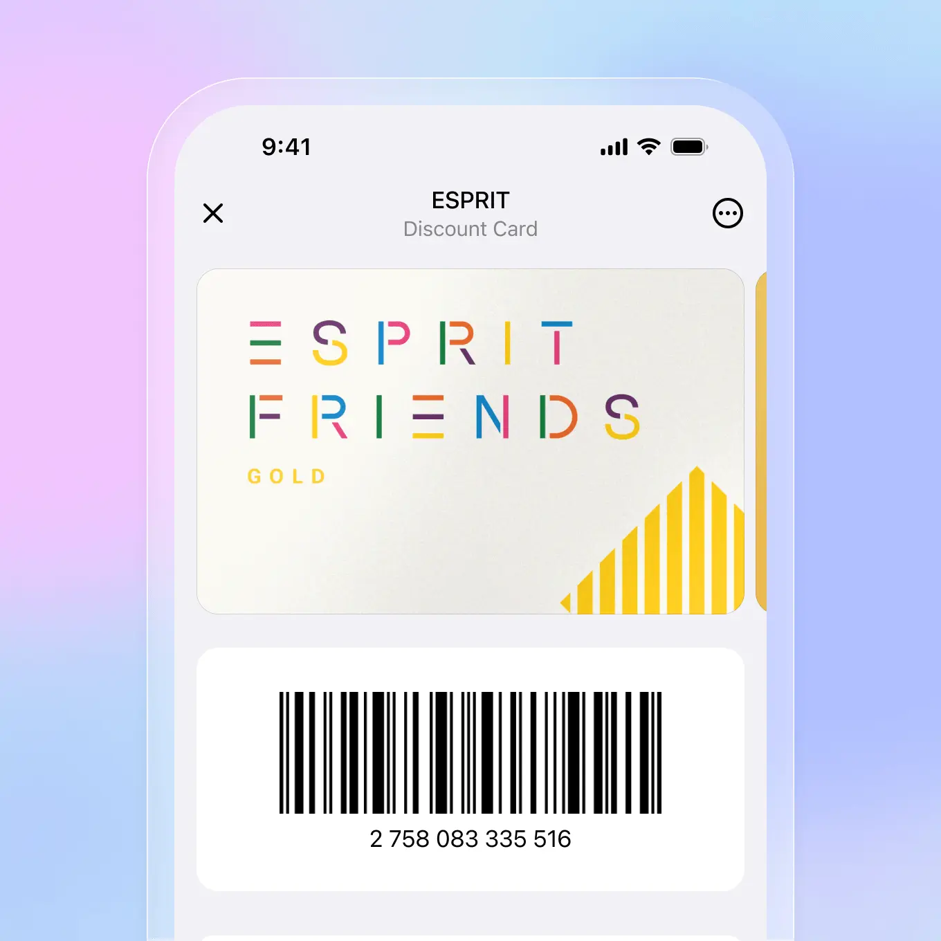 Anteprima app carte fedeltà